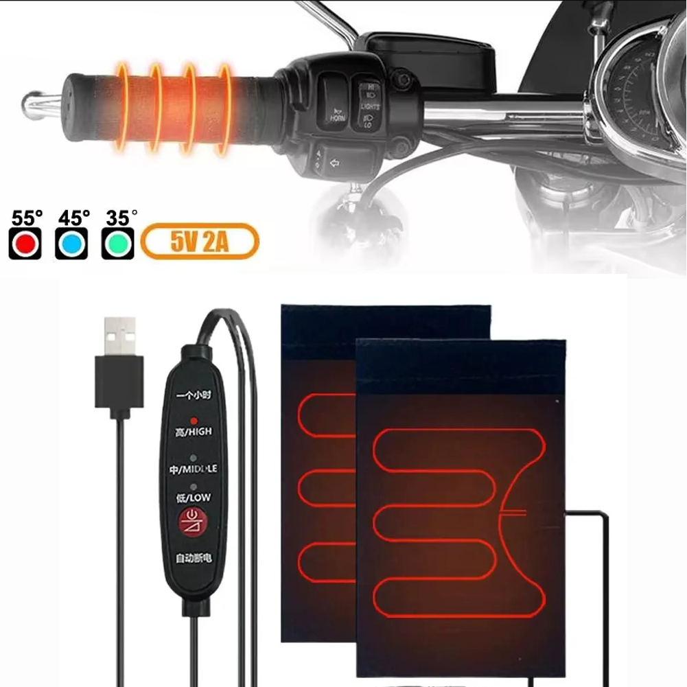 Podgrzewane manetki motocyklow – Handlebar Grip Heated recenzja i cena